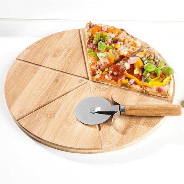 Casa Royale Pizzateller, inkl. Pizzaschneider - Ø ca. 32 cm