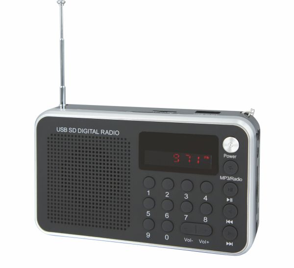 Soundmaster Portabler UKW-PLL Radio mit USB/SD