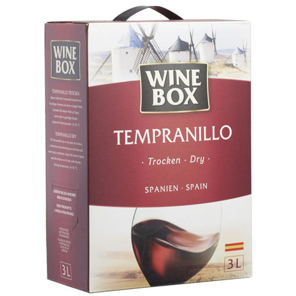 Winebox Tempranillo VdlT Castilla Bag in Box 3 Liter | Norma24 | Weißweine