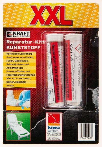 Kraft Werkzeuge Reparatur-Kitt Kunststoff XXL 2x56g