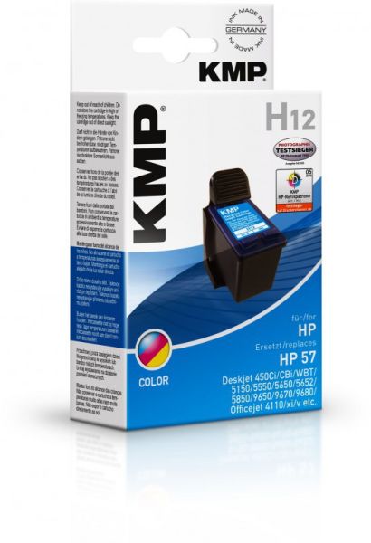 KMP H12 Tintenpatrone ersetzt HP 57 (C6657AE)