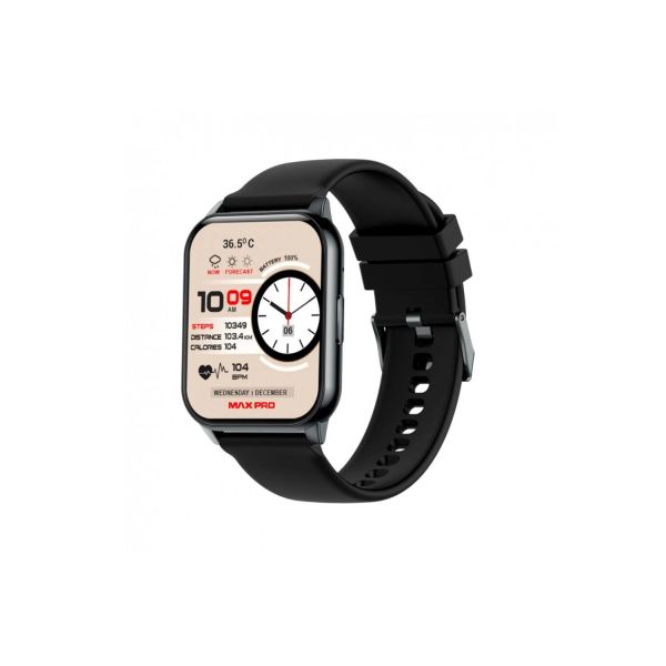 ArsenPro TechPulse Pro 1.96" Smartwatch Sportmodi Tracker Armbanduhr Schwarz