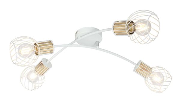 Globo Lighting - LUISE - Deckenleuchte Metall weiß, 4x E27