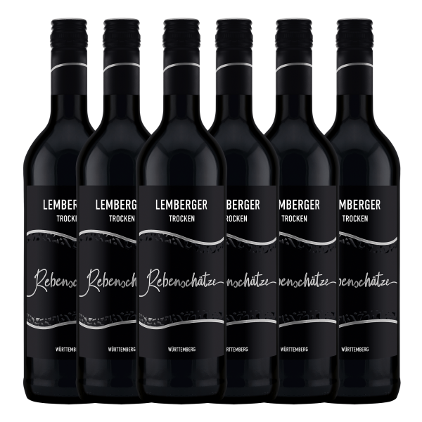 Rebenschätze Lemberger Qualitätswein trocken 6er Karton 0,75L