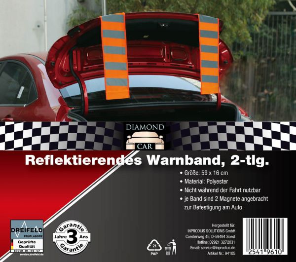 Diamond Car Reflektierendes Warnband, 2tlg. 