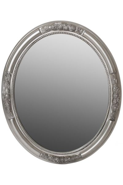 My Flair Ovaler Spiegel "Beyzawi I", silber