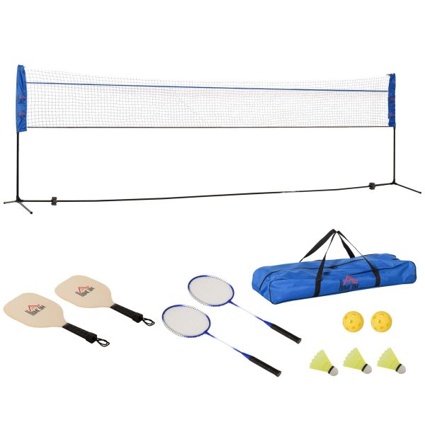 Indoor Outdoor Games Rot Für Beach Garden Badminton Tennis Volleyball Net DE 