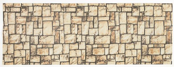 Sensino Allzweckmatte, ca. 65 x 180 cm - Steine braun