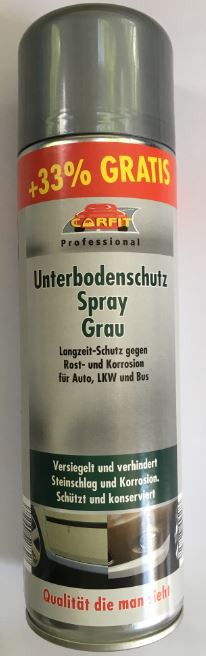 Carfit XXL Unterbodenschutz-Spray, Grau