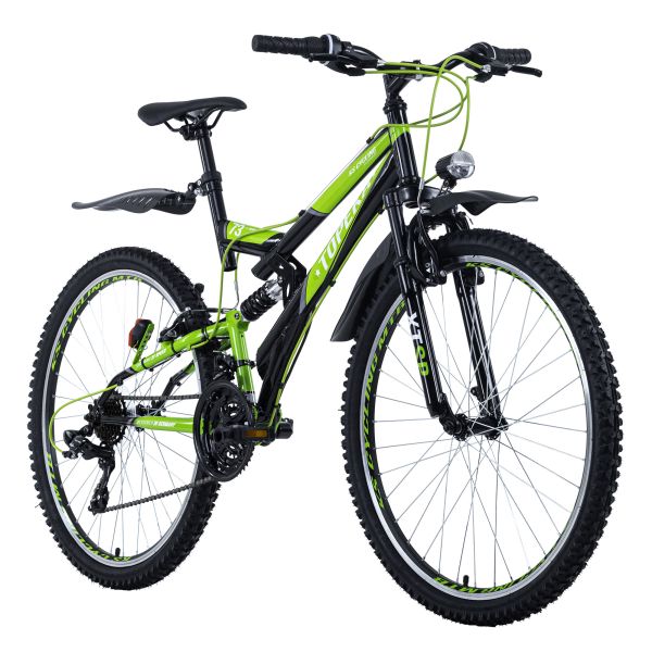 KS Cycling Mountainbike ATB 26'' Topeka schwarz-grün RH 48 cm