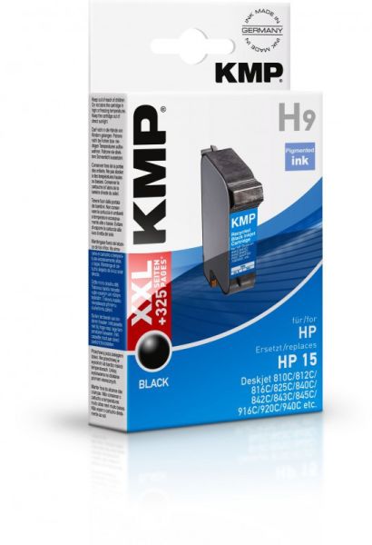 KMP H9 Tintenpatrone ersetzt HP 15 (C6615DE)