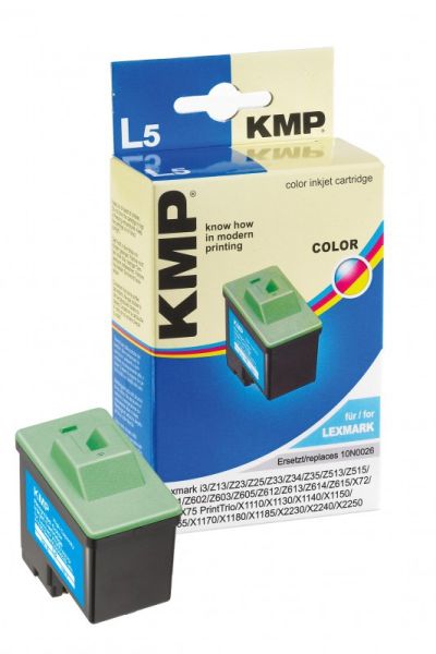 KMP L5 Tintenpatrone ersetzt Lexmark 26 (10N0026E)