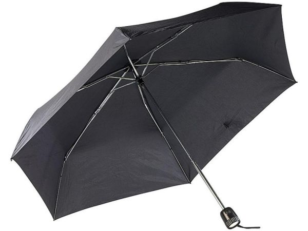 Pearl 2in1 LED Regenschirm Schwarz 
