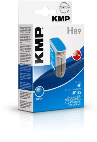 KMP H89 Tintenpatrone ersetzt HP 82 (C4911A)