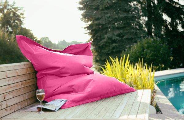 Kinzler Outdoorfähiger Riesensitzsack ca. 140 x 180 cm, Farbe pink