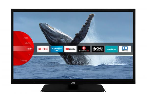 JVC LT-24VH5155 24 Zoll Fernseher / Smart TV (HD ready, HDR, Triple-Tuner, Bluetooth) - 6 Monate HD+