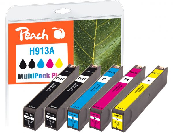 Peach Spar Pack Plus Tintenpatronen ersetzt HP No. 913A