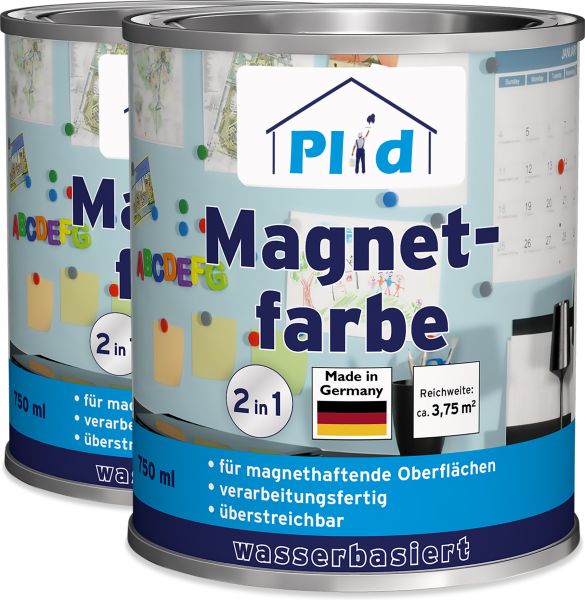 Premium Magnetfarbe Magnet Magnetlack Magnetwand Anthrazit