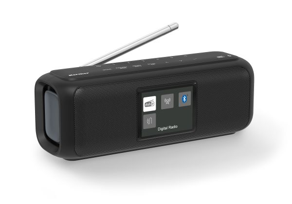 Karcher DAB Go tragbarer Bluetooth Lautsprecher & Digitalradio DAB+ / UKW Radio mit 2,4" Farbdisplay