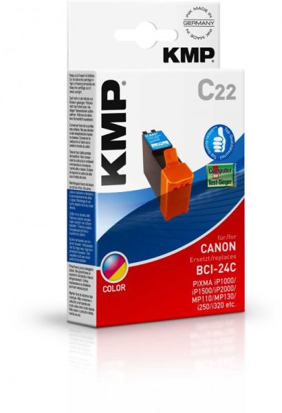 KMP C22 Tintenpatrone ersetzt Canon BCI24C (6882A002)