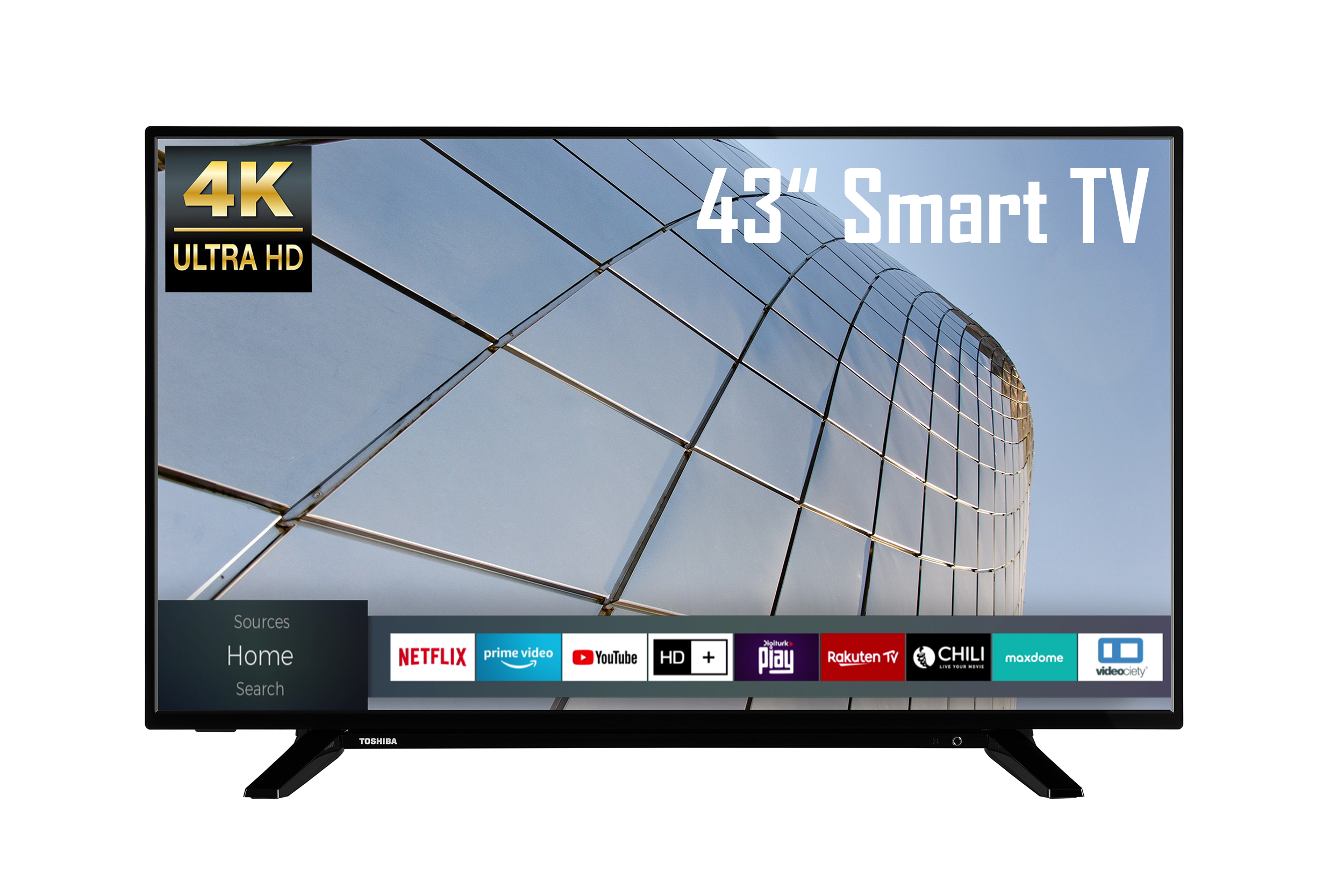 Smart Fernseher (4K, Dolby / - Zoll HDR Toshiba HD+ Triple-Tuner) | 43 Monate 6 43UL2163DAY Norma24 TV Vision,