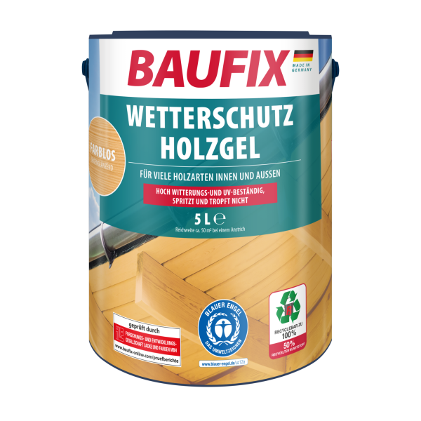 BAUFIX Wetterschutz-Holzgel farblos