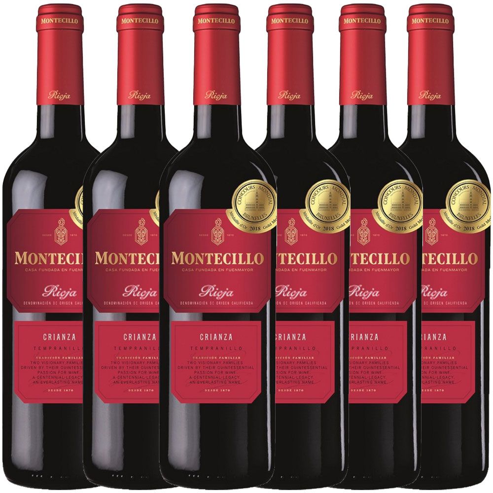 Montecillo Crianza Rioja DOC Red Label - 6er Karton Montecillo Norma24 DE