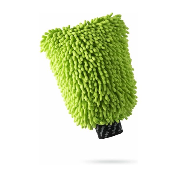 WASH WORMY - Premium Auto Wasch-Handschuh, 28cm, grün