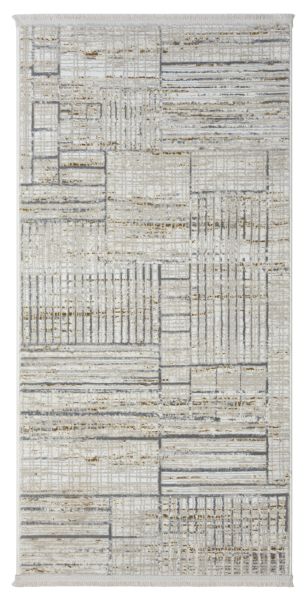 Teppich Riley , 80cm x 150cm, Farbe Beige, rechteckig, Florhöhe 10mm