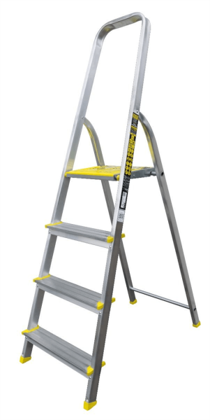 Leiter - Aluminium , 4 Stufen , klappbar , belastbar - 120 kg