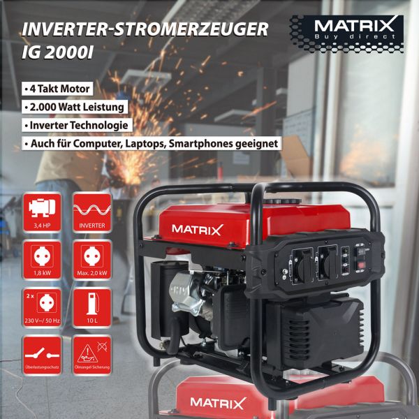 Matrix Inverter-Stromerzeuger IG 2000i