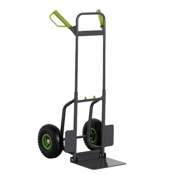 Kraft Werkzeuge Transportkarre 200 kg, schwarz - grün