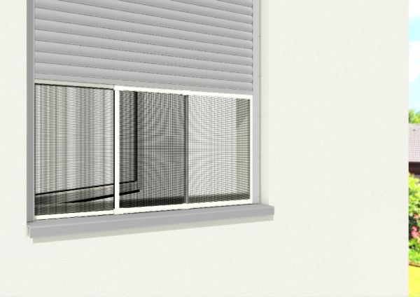 Powertec Insektenschutzrahmen Schiebefenster Standard