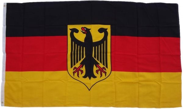 Flagge Deutschland mit Adler 90 x 150 cm