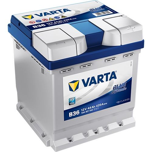 VARTA Blue Dynamic 5444010423132 Autobatterien, B36, 12 V, 44 Ah, 420 A