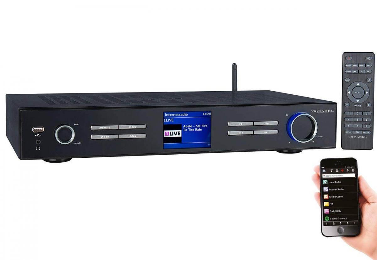 VR-Radio Internetradio Adapter: WLAN-HiFi-Empfänger für Internetradio und  UKW, Fernbedienung: : Elektronik & Foto