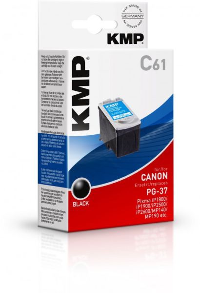 KMP C61 Tintenpatrone ersetzt Canon PG37 (2145B001)