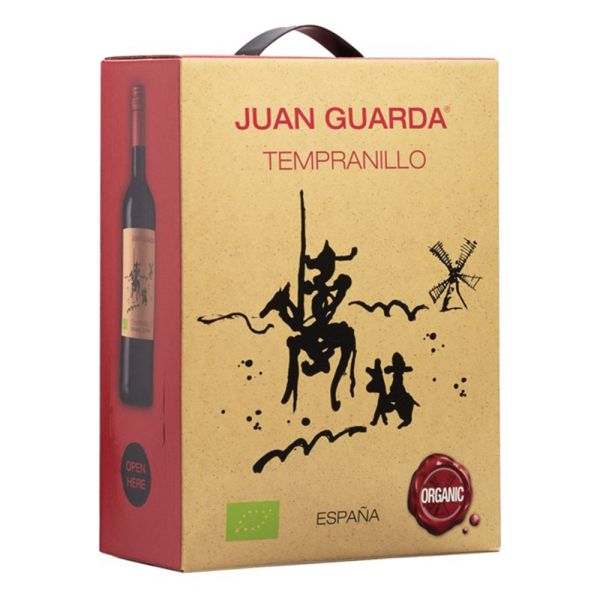 Juan Guarda Bio Tempranillo vegan Bag in Box 3 Liter