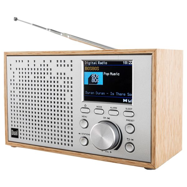 Dual DAB+/UKW- Radio mit Bluetooth und Farbdisplay DCR100