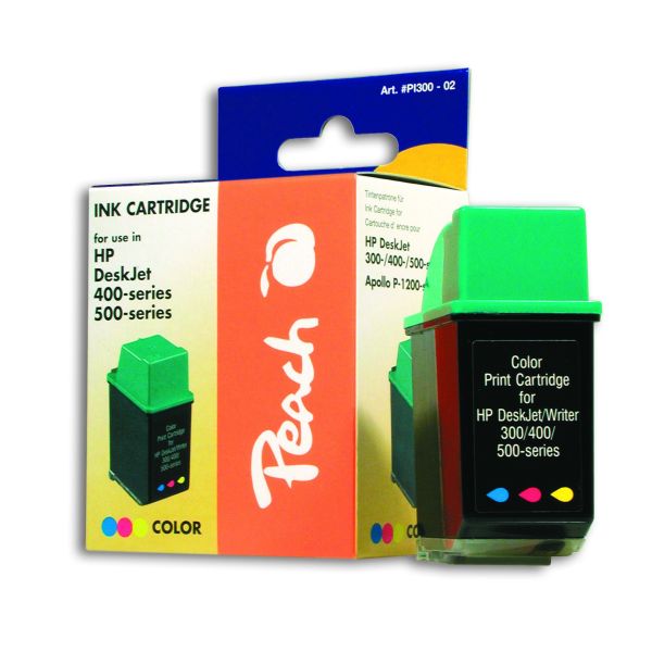 Peach Druckkopf color kompatibel zu Panasonic, Xerox, OKI, HP, Pitney Bowes, Apple No. 25, 51625A