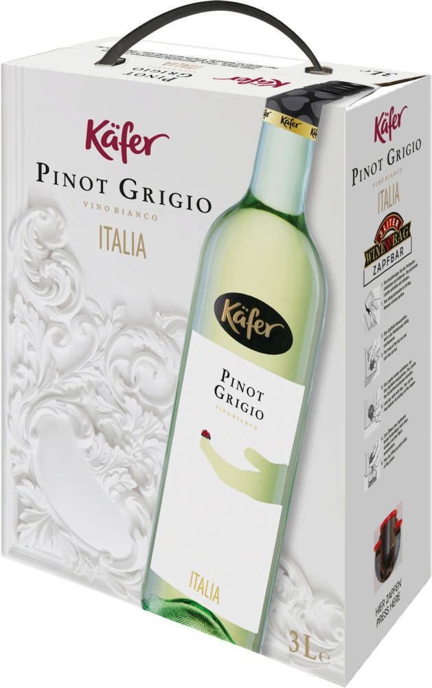Käfer Pinot Grigio Vino Bianco 3,0l Bag in Box Käfer Norma24 DE
