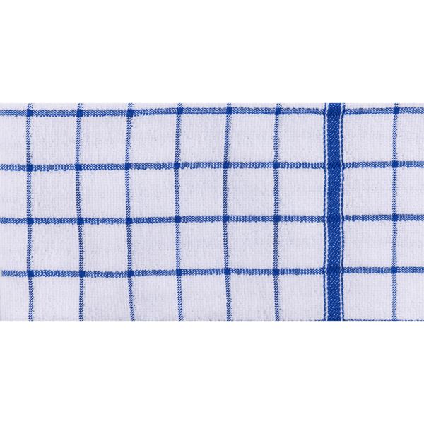Casa Royale Geschirrtücher "Baumwoll-Touch" - Weiß / Blau, 4er-Set