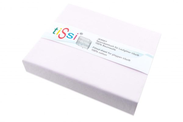 tiSsi® Spannbetttuch rosa tiSsi 6-eckig für Laufstall