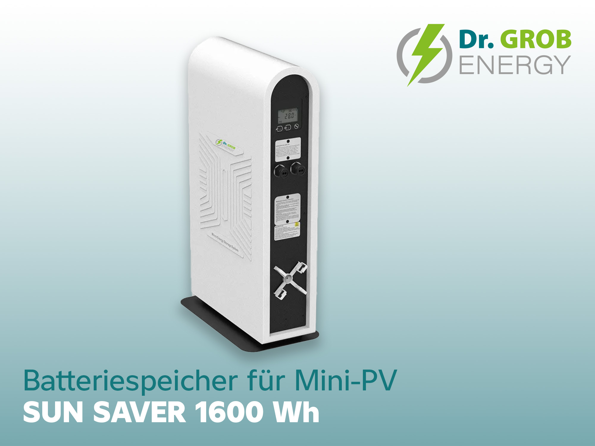 Dr. Grob Energy Batteriespeicher Sun Saver 1600 1,6kWh für Mini