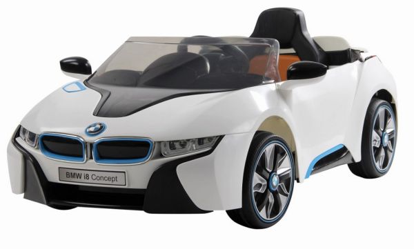 Ride on BMW i8 Edition,  Weiss, Elektrowagen für Kinder