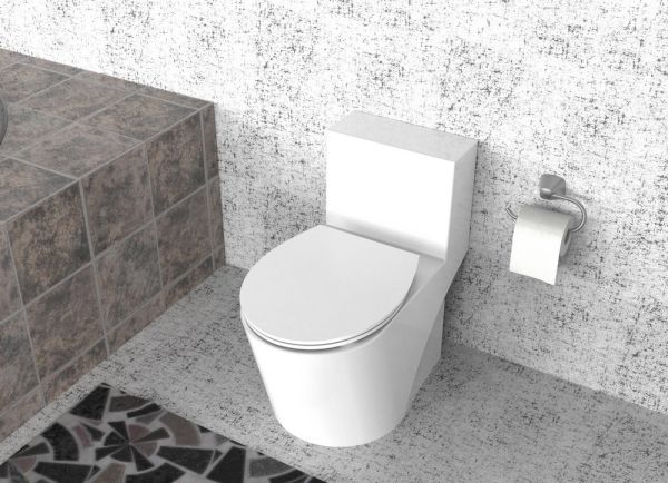 Duschwell Duroplast WC-Sitz - Weiß Smart