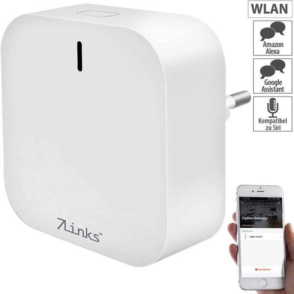 7Links ZigBee RC-295.zigbee WLAN Gateway Smart Home Zentrale App WiFi Mesh Internet Smarthome Steuer