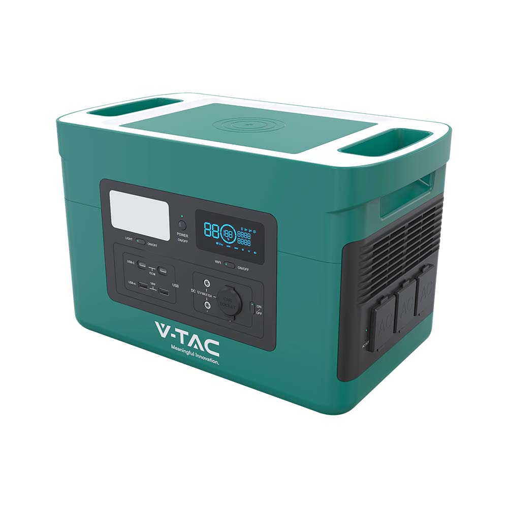 V-TAC 1000W Powerstation -/ Station Powerstation-/ Solar Generator-/  Solargenerator Akku Ladegerät-/ Stromerzeuger-/ Solaranlagen -/  Solarladegerät