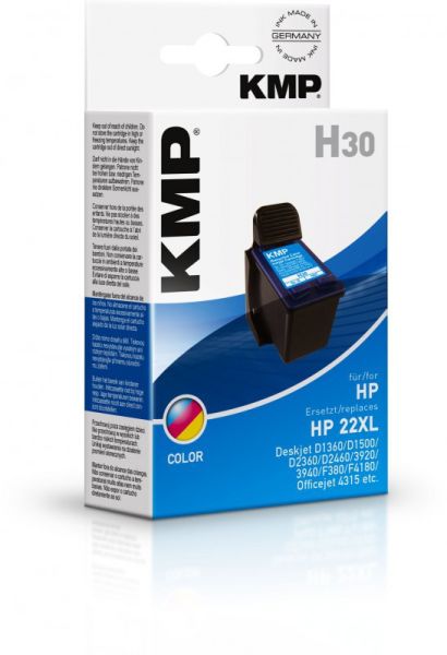 KMP H30 Tintenpatrone ersetzt HP 22XL (C9352CE)