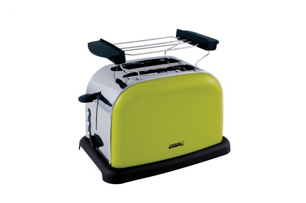Powertec Kitchen Retro-Toaster, grün
